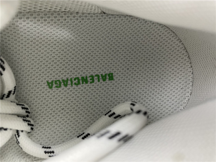 blcg sneaker triple.s.gomma white green 536737 w5fw6 1956