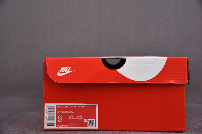 nike dunk low medium curry dd1390-100