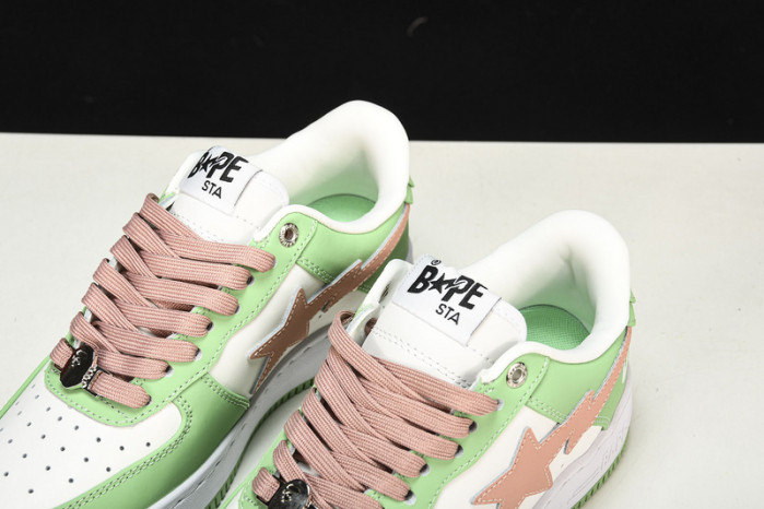 a bathing ape bape sta pastel green hp33-136