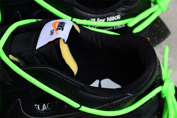 ow x nike blazer low black green dh7863-001