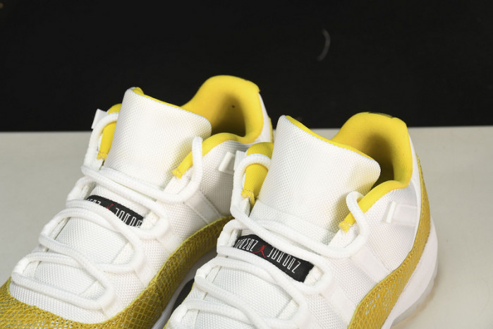 air jordan 11 low wmns “yellow snakeskin” ah7860-107