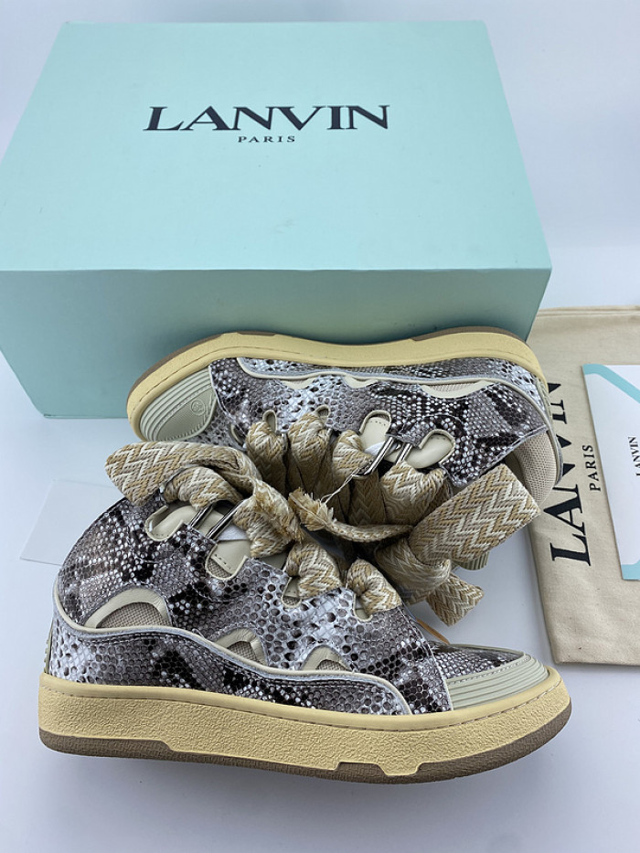 lanvin curb sneaker
