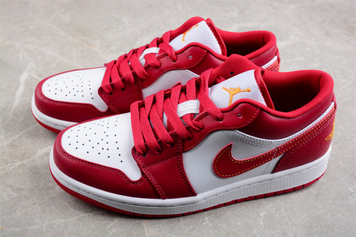 air jordan 1 low “cardinal” 553558-607