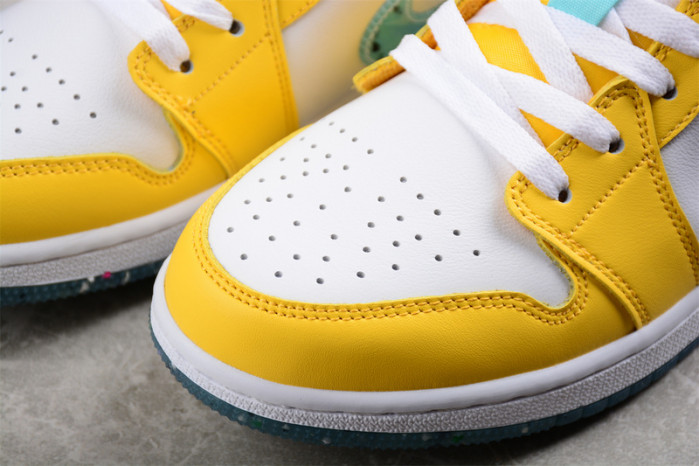 air jordan 1 low gs “citron pulse”dx4375-800