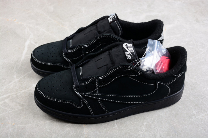 travis scott x air jordan 1 low og black phantom dm7866-001