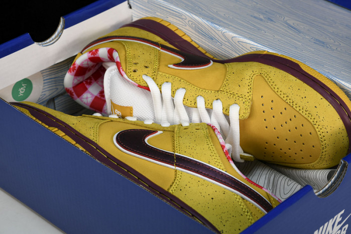 nike sb dunk low yellow lobster 313170-137566