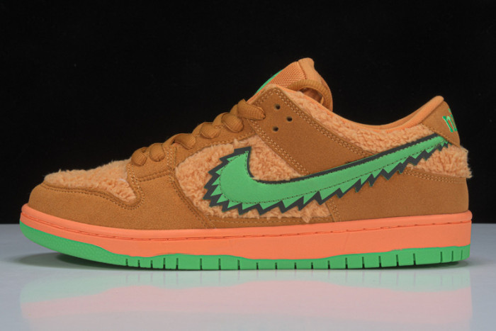 grateful dead nike sb dunk low orange bear cj5378-800