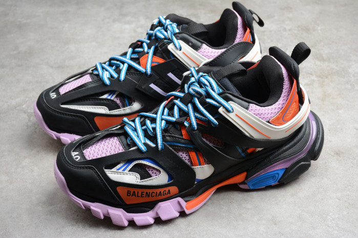 blcg sneaker tess.s.gomma black pink orange blue 542023w1gc11054