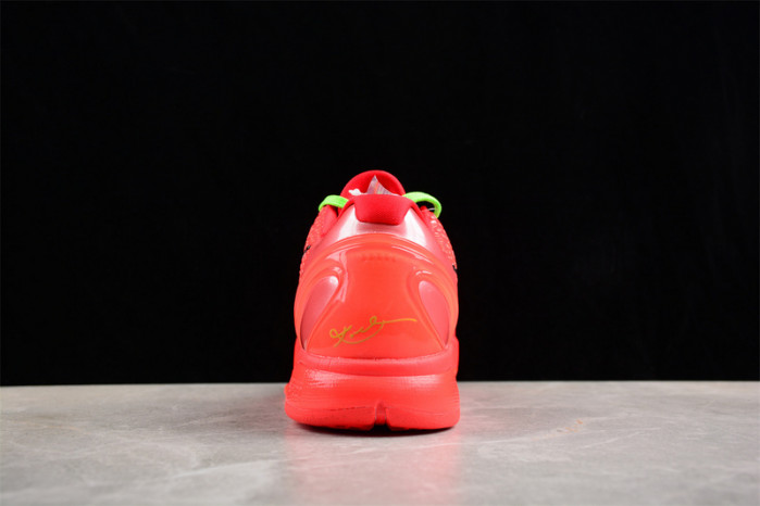 nike kobe 6 protro “reverse grinch” fv4921-600