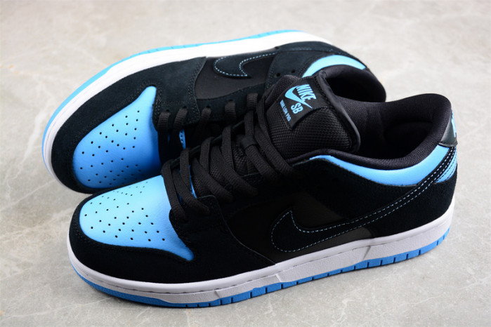 nike sb dunk low “black/university blue” 304292-048