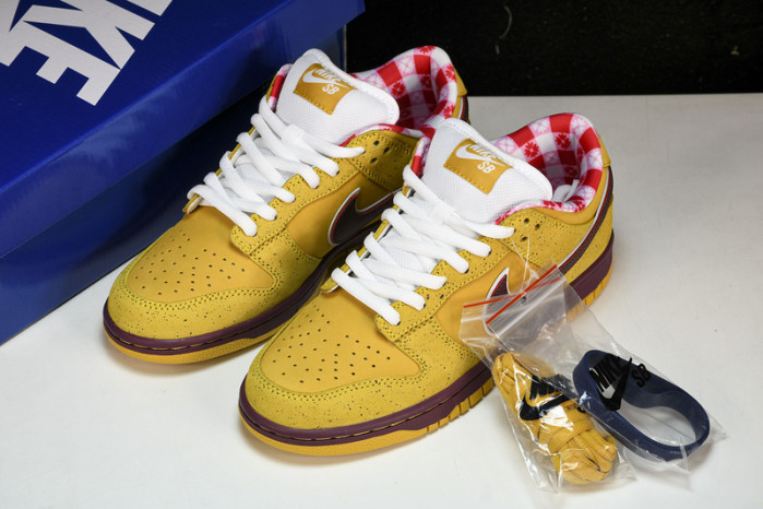 nike sb dunk low yellow lobster 313170-137566