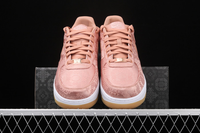 air force 1 low clot rose gold silk cj5290-600