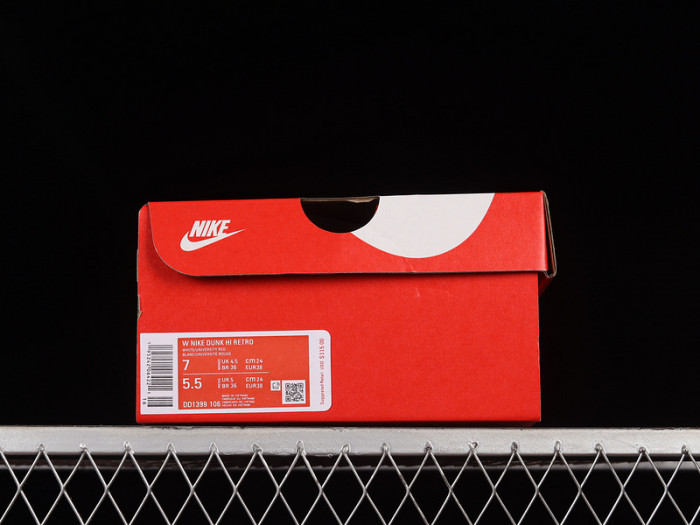 nike dunk high university red dd1399-106