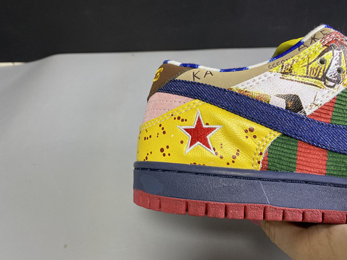 nike duck low pro white red yellow 318403-175