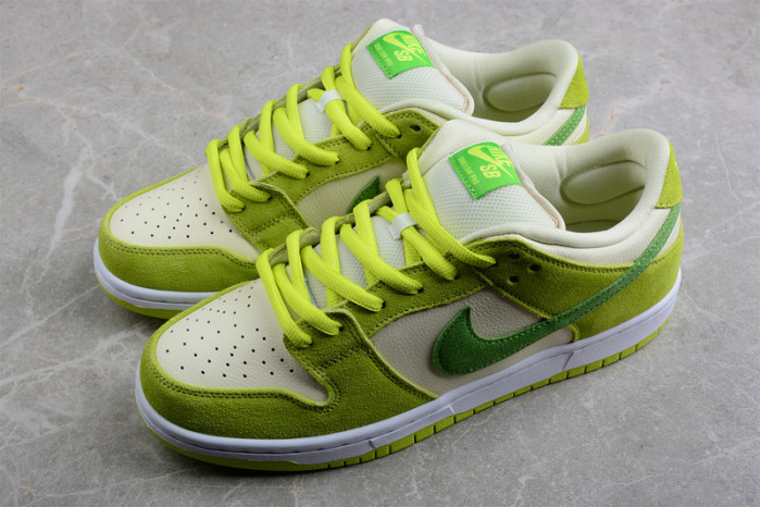 nike sb dunk low green apple dm0807-300