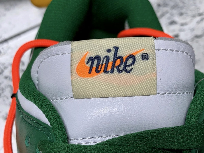 nike dunk low ow pine green ct0856-100