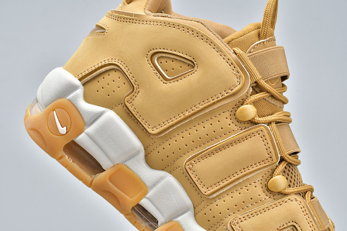 nike air more uptempo prm “wheat” brown aa4060-200