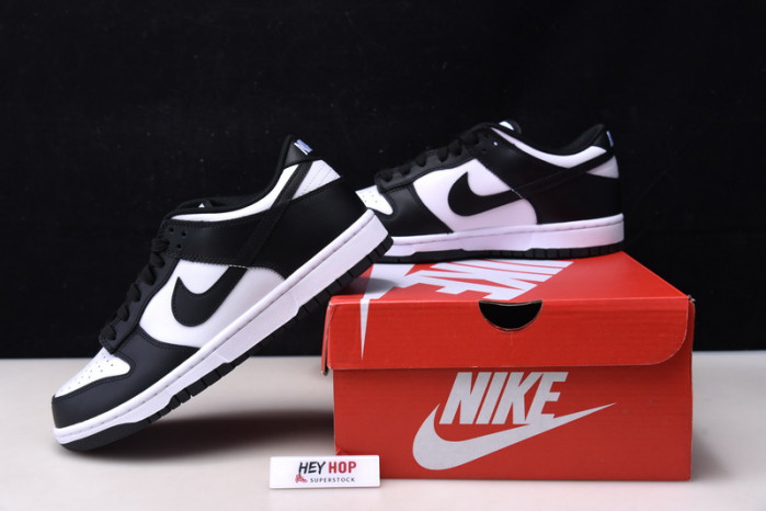 nike dunk low retro white black (2021) dd1391-100
