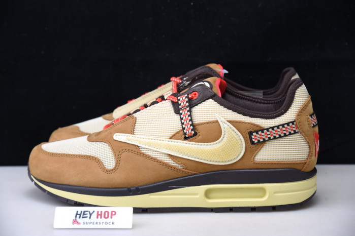 travis scott x nike air max 1 “wheat” do9392-701