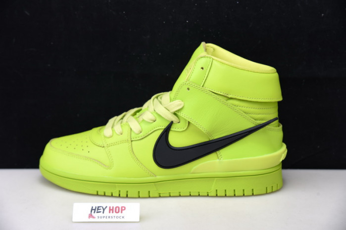 nike dunk high ambush flash lime cu7544-300