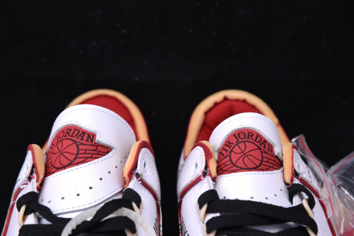 air jordan 2 retro low sp ow white red dj4375-106