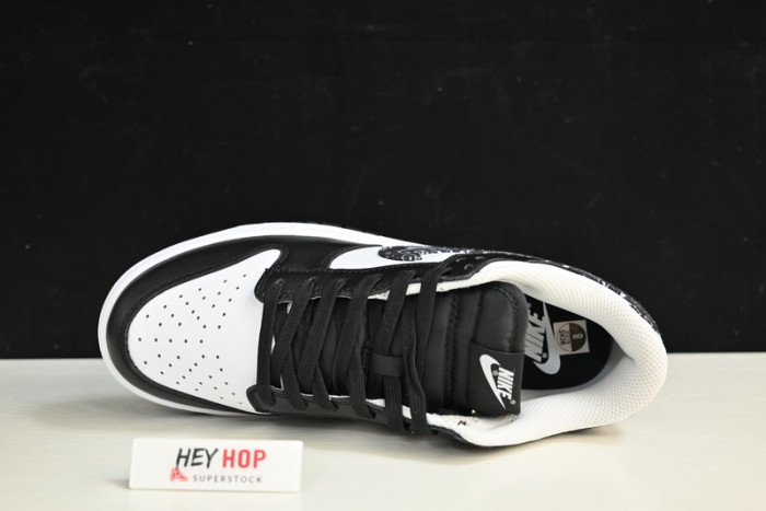 nike sb dunk low “black paisley" dh4401-100