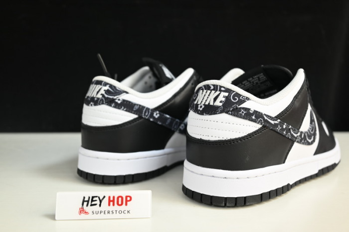 nike sb dunk low “black paisley" dh4401-100