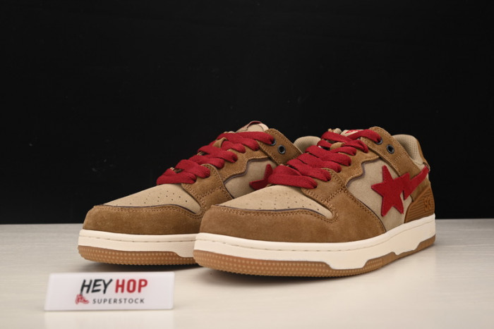 a bathing ape bape sta wheat red hp33-106
