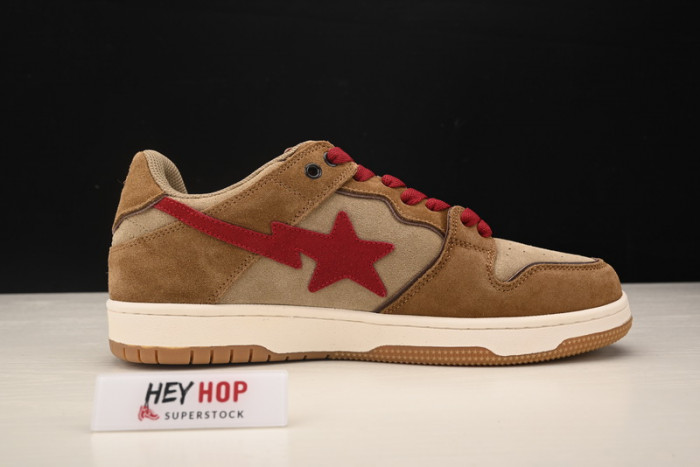 a bathing ape bape sta wheat red hp33-106