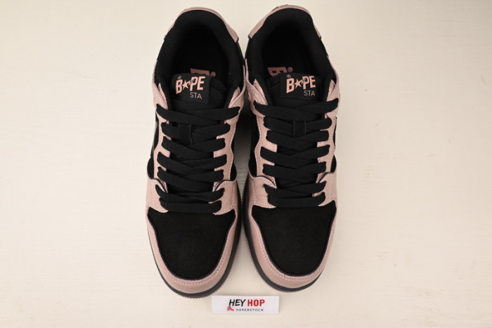a bathing ape bape sk8 sta dirty pink black hp33-114