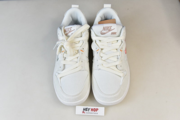 nike dunk low disrupt 2 pale ivory (w) dh4402-100