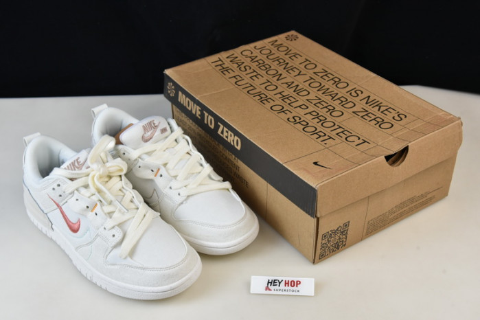 nike dunk low disrupt 2 pale ivory (w) dh4402-100