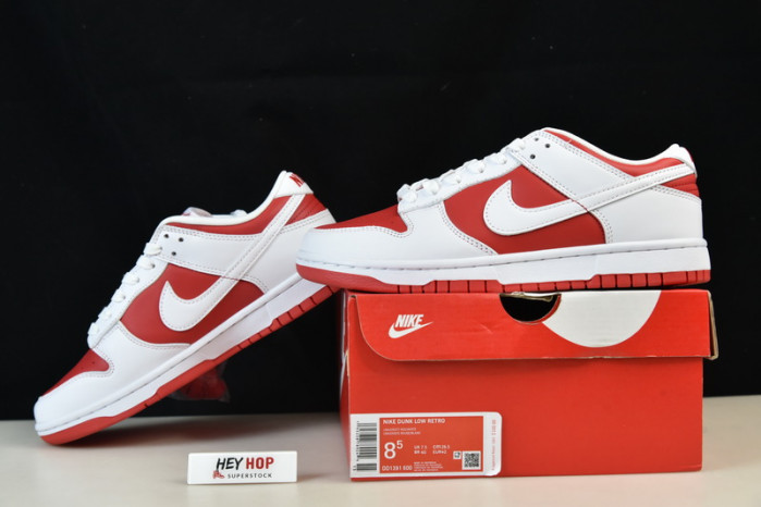 nike dunk low championship red (2021) dd1391-600