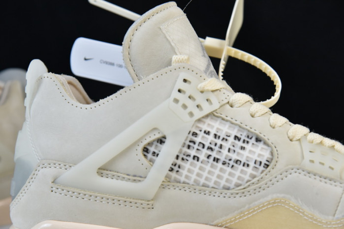 air jordan 4 retro ow sail cv9388-100