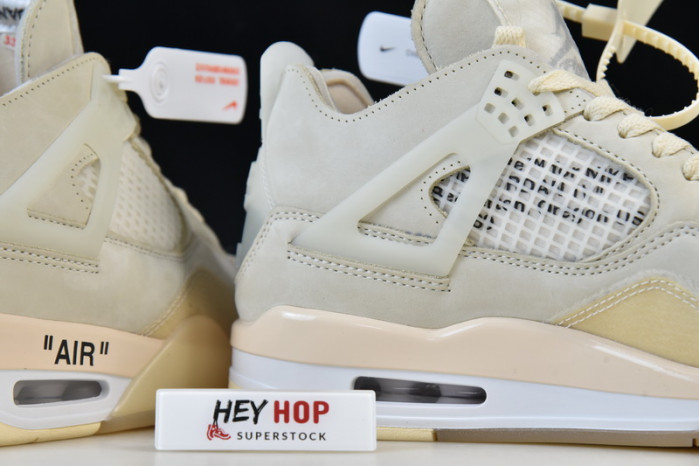 air jordan 4 retro ow sail cv9388-100