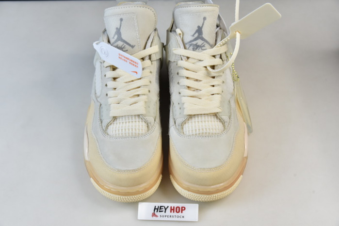 air jordan 4 retro ow sail cv9388-100
