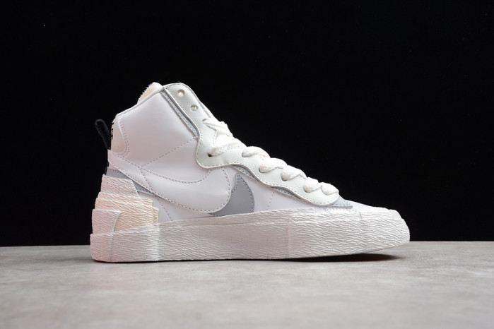 sacai x nike blazer mid white bv0072-100